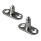 Brass Nickel Plated Pull Up Studs (x2)