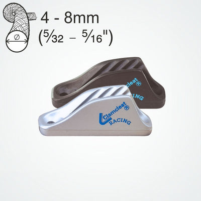Clamcleat CL254 Racing Midi Rope Cleat 4-8mm