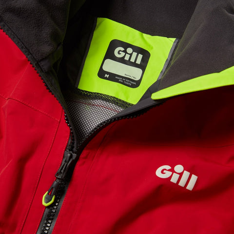 Gill Mens OS3 Coastal Jacket - Red