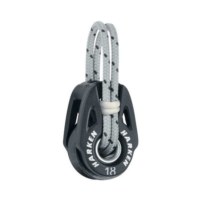 Harken 18mm 2161 T2 Carbo Narrow Fly Soft-Attach Block