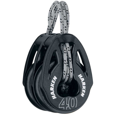 Harken 40mm 2150 Carbo T2 Soft-Attach Double Block
