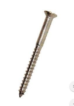 Holt A2 S -  Steel Countersunk Slotted Woodscrew