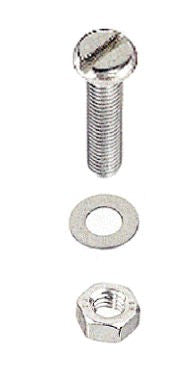 Holt A4 S-Steel Pan Head Slotted Machine Screws M3-M10
