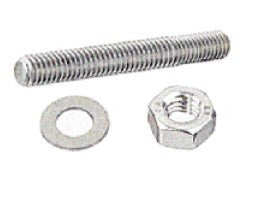 Holt  A4 S-Steel Studding with Nuts - Washers
