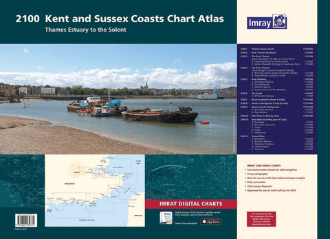 Imray 2100 - Kent and Sussex Coasts Chart Pack