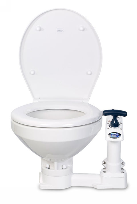 Jabsco Twist and Lock Manual Toilet with Soft Close Seat - Regular