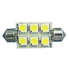 LED Festoon Bulb,10-30Volt giving 35 Lumens 44mm x 15mm.