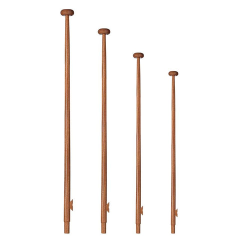 Lahna Mahogany Flag Pole With Cleat (50cm - 100cm)