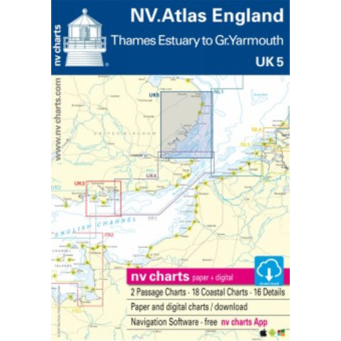 NVchartsyot0006uk5thamesestuarytogryarmouthfrontcover800