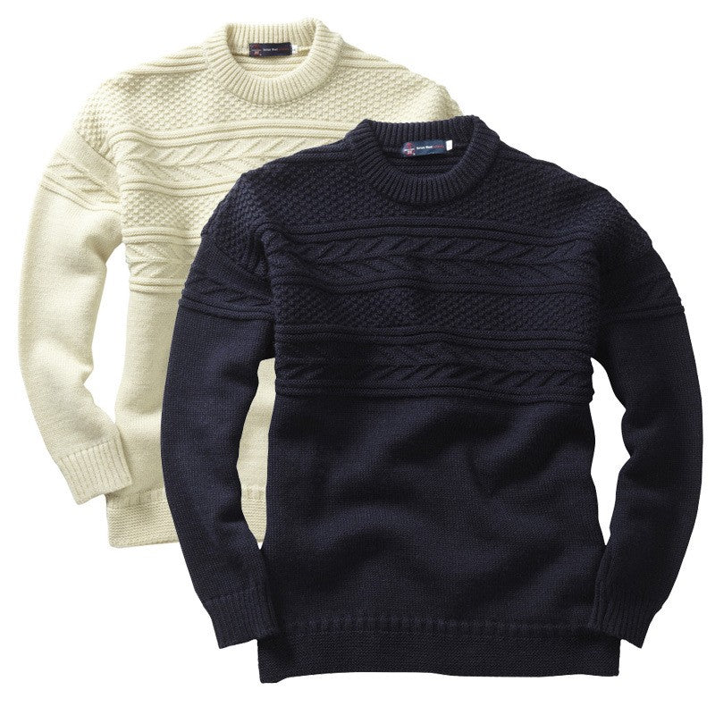 Pure British Wool Guernsey Sweater – Fox's Chandlery