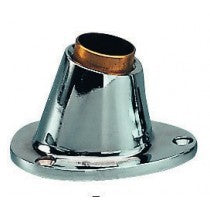 Plastimo 25mm Oval Base Stainless Steel Flag Pole Socket