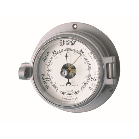 RoyalMarine3inchmattchromebarometer2000