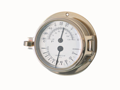 Royal Mariner Channel Range 3" Comfort Meter Brass