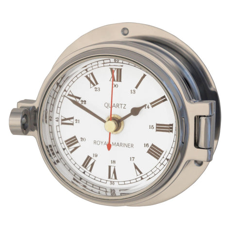 RoyalMarinerpolishedchrome3inchclockchannelrange200018048