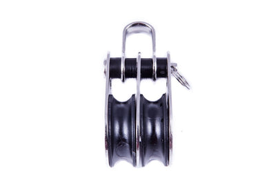 Seasure 25mm Double Block With Shackle - 00-21