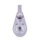 Seasure 25mm Brass Sheave Single Block With Shackle - 01-01