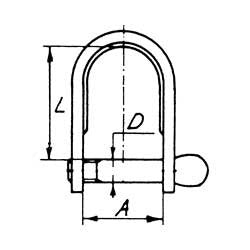 Proboat 5mm Stainless Steel Dee Strip Long Shackle (2 Pack) – Fox's ...