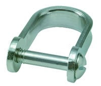 Proboat Stainless Steel Dee Strip Slotted Pin Head Shackle (2 Pack)