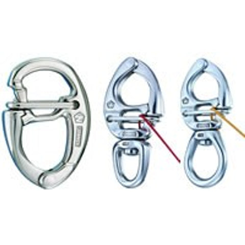 Wichard 160mm Quick Release With Large Bail Snap Shackle-2778