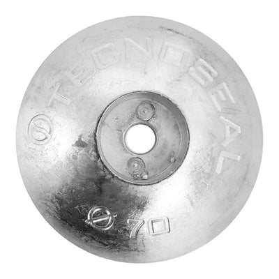 Zinc Rudder - Skeg - Trim Tab Flange Anode 70mm