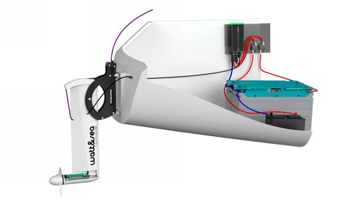 Watt and Sea Cruising Hydro Generator