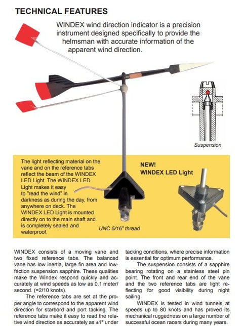 Wind Indication Light Davis-Windex LED Light for Wind Indicator – Fox's Chandlery