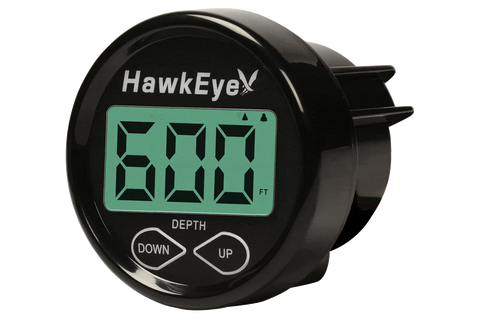 Hawkeye Depthtrax Boat Mount Depth Finder