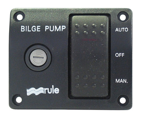 Rule 3 Way Lit Rocker Switch 24V -  44