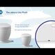 Jabsco Lite Flush Electric Toilet 12V With Foot Switch 58500-0012