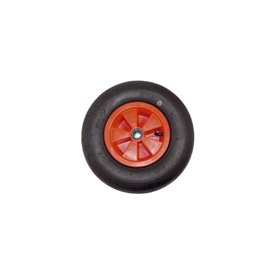 Low Speed Wheel With Pneumatic Tyre 400mm Diameter 25mm Axle