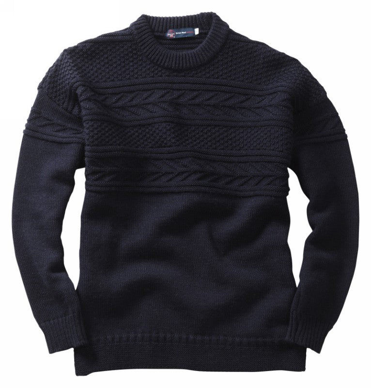 Pure British Wool Guernsey Sweater Fox s Chandlery