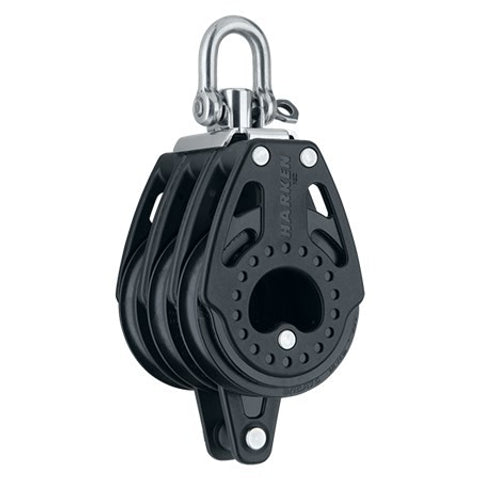 Harken 75mm Carbo Air Triple Block - Swivel - Becket 2665