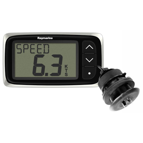 raymarinei40speeddisplaywithP371speedandtempthruhulltransducer