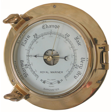 royalMarine6inchbrassbarometer