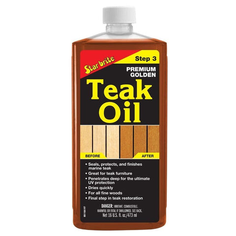 Starbrite Premium Golden Teak Oil 473ml