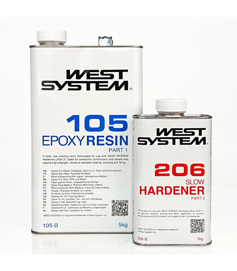 WEST SYSTEM KIT 6KG EPOXY RESIN (105 + 205 WEST SYSTEM KIT 6KG EPOXY RESIN (105 + 205